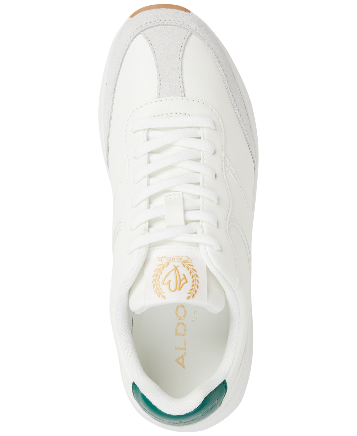 Shop Aldo Women's Clubchic Lace-up Jogger Sneakers In White