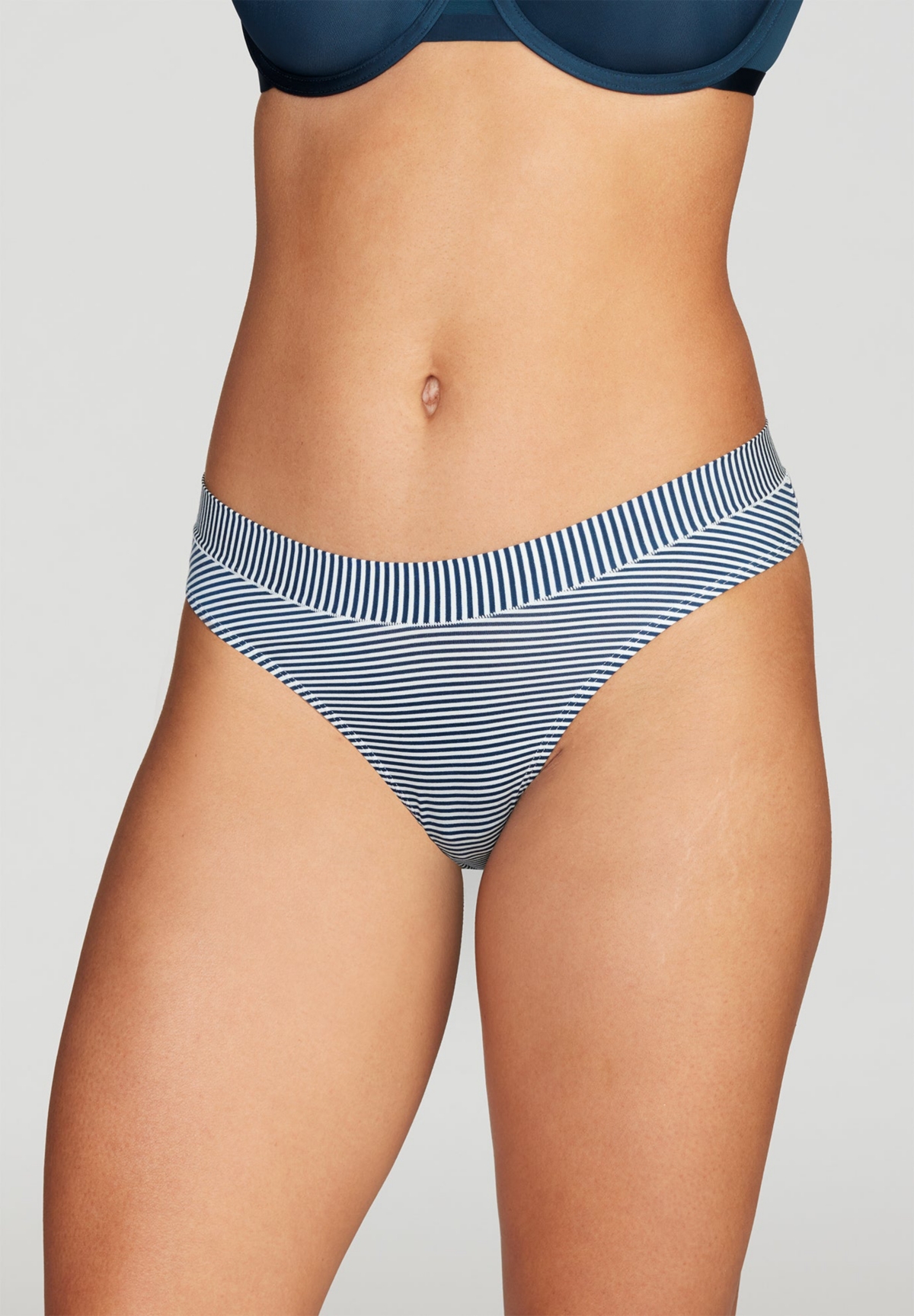 The Bikini - Modal - Ocean stripe