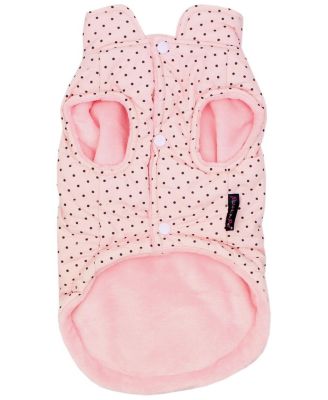 Polka Dot Pink Dog Jacket