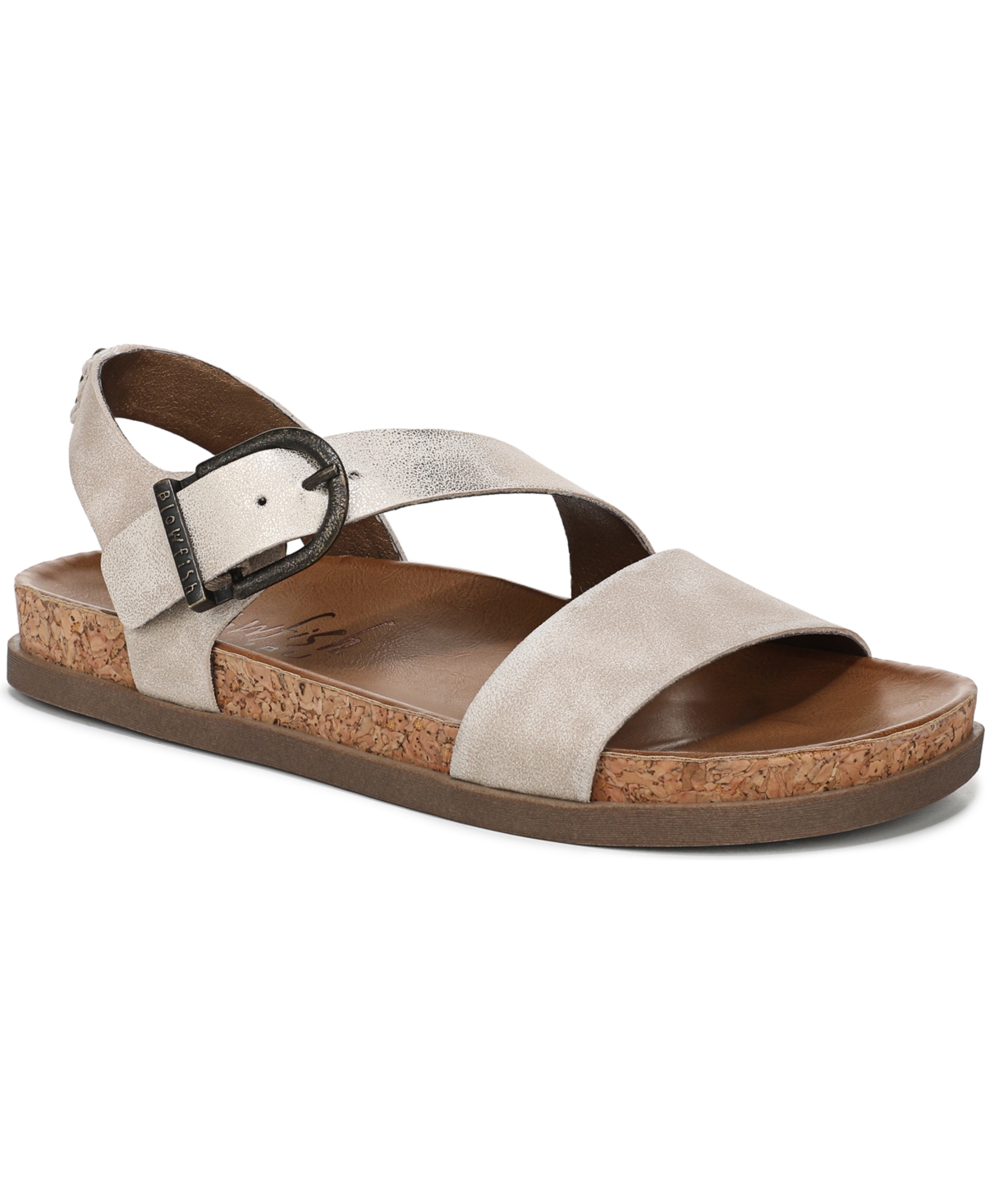 BLOWFISH MALIBU WOMEN'S LANCE STRAPPY OPEN ROUND TOE PLATFORM SANDALS 