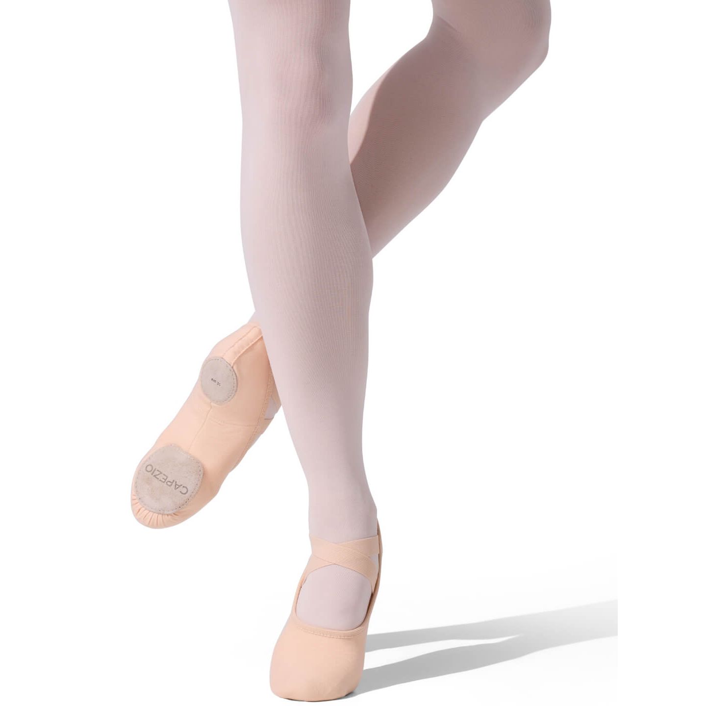 Женские тапочки Capezio Margot Canvas Ballet Slipper, цвет: Светлый розовый — фото 1