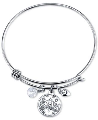 Disney - Cinderella Crystal Charm Bracelet in Sterling Silver