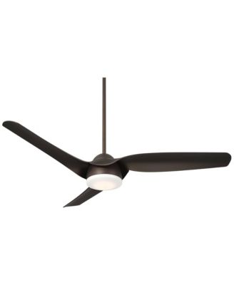 54 Inch 3 Blade LED Light with Remote Control Damp Rated Ceiling Fan