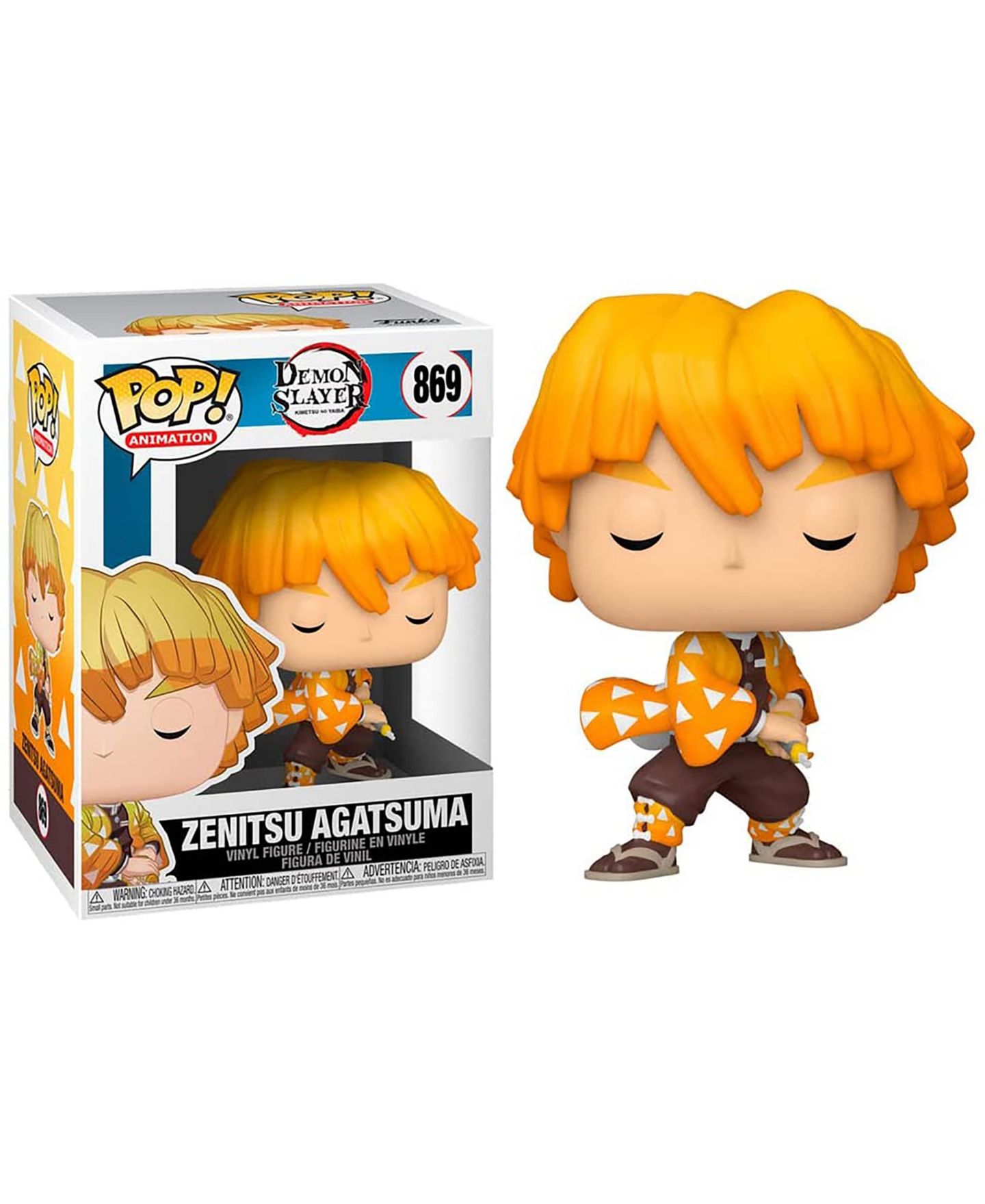 Детская фигурка Funko Demon Slayer POP Vinyl Figure Zenitsu Agatsuma — фото 2