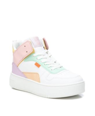 Women's Sneakers White With Multicolor Accent