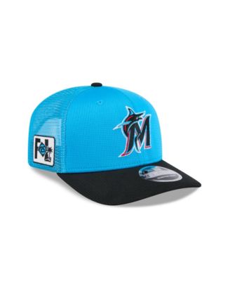 New Era - Men's Blue Miami Marlins 2025 Spring Training 9SEVENTY Stretch-Snap Hat