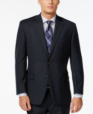 lauren ralph lauren navy plaid ultraflex jacket