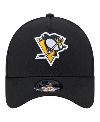 Men's Black Pittsburgh Penguins Core A-Frame 9FORTY Adjustable Hat