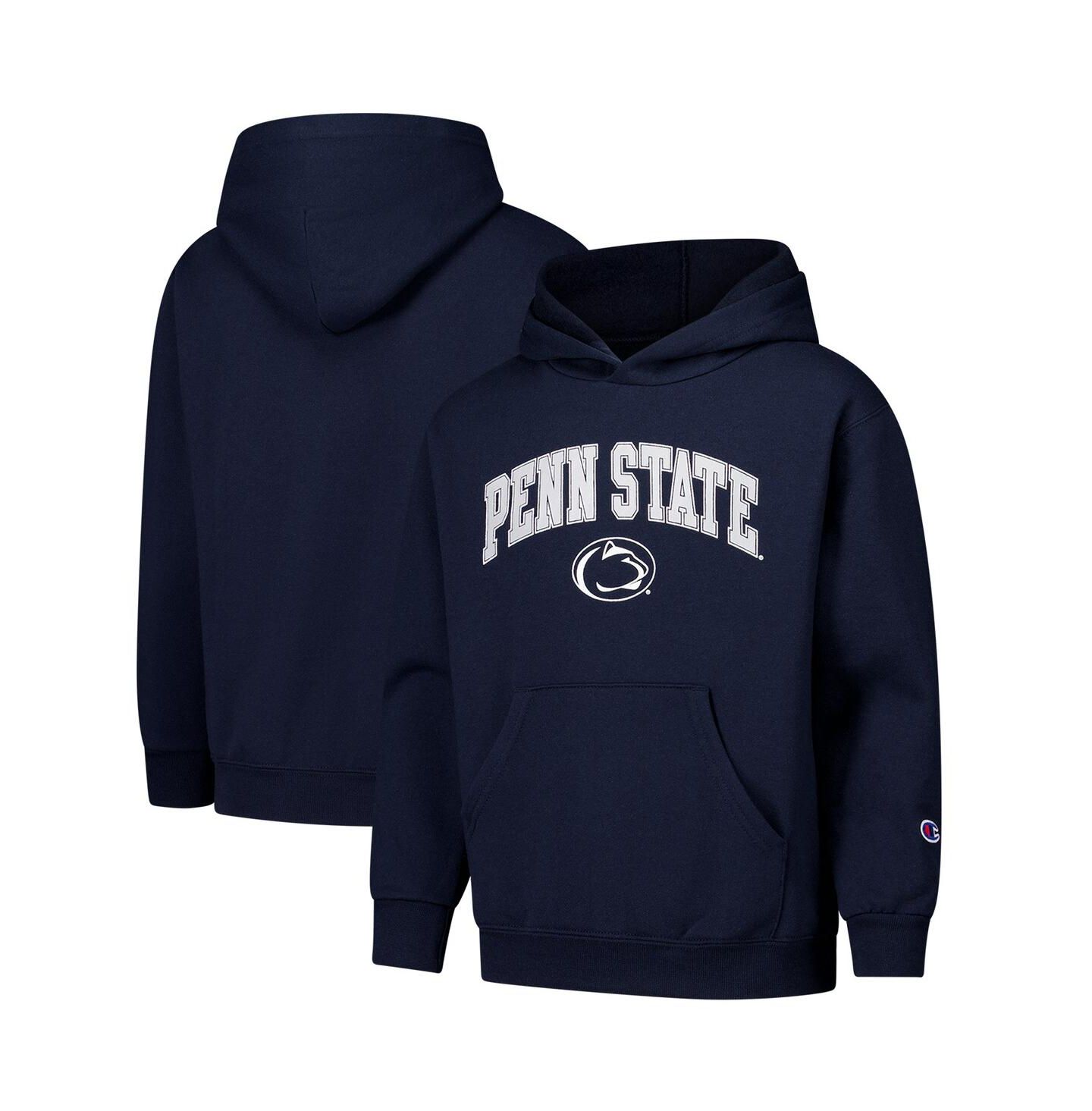 Детское худи Champion Navy Penn State Nittany Lions Campus Pullover — фото 1