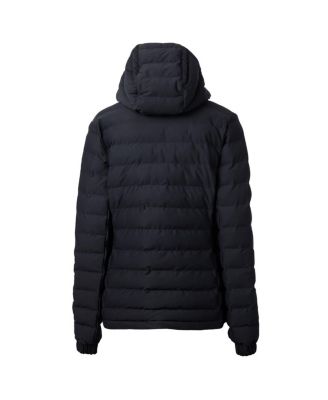 Women's Black Detroit Lions Mission Ridge Eco Insulated Full-Zip Hoodie Puffer Jacket