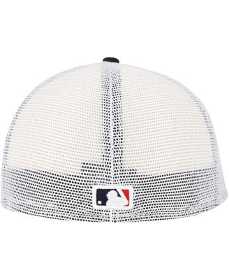 Men's Navy Minnesota Twins Team Color 59FIFTY Trucker Fitted Hat