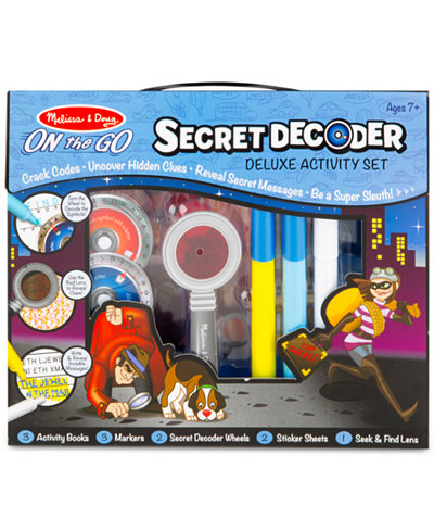 Melissa and Doug Kids' Secret Decoder Deluxe Activity Set