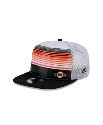 New Era - Men's Black San Francisco Giants Team Horizon 9FIFTY A-Frame Trucker Snapback Hat