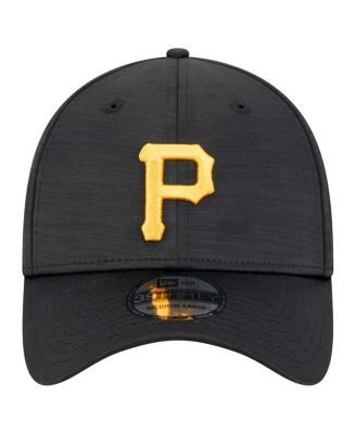 Men's Black Pittsburgh Pirates Tech 39THIRTY Flex Hat