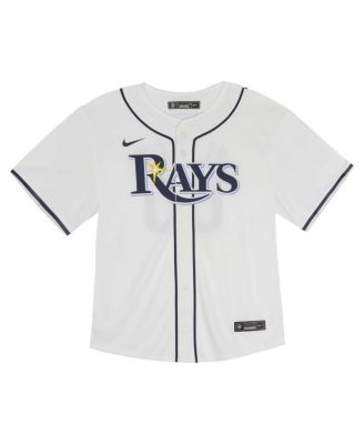 Big Boys and Girls White Tampa Bay Rays Home Game Jersey