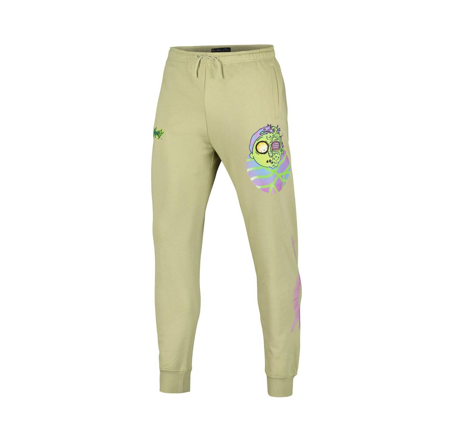 Men's Olive Rick And Morty Morty Jogger Pants