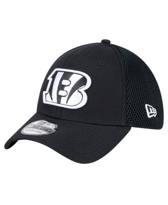 New Era - Men's Black Cincinnati Bengals Main Neo 39THIRTY Flex Hat