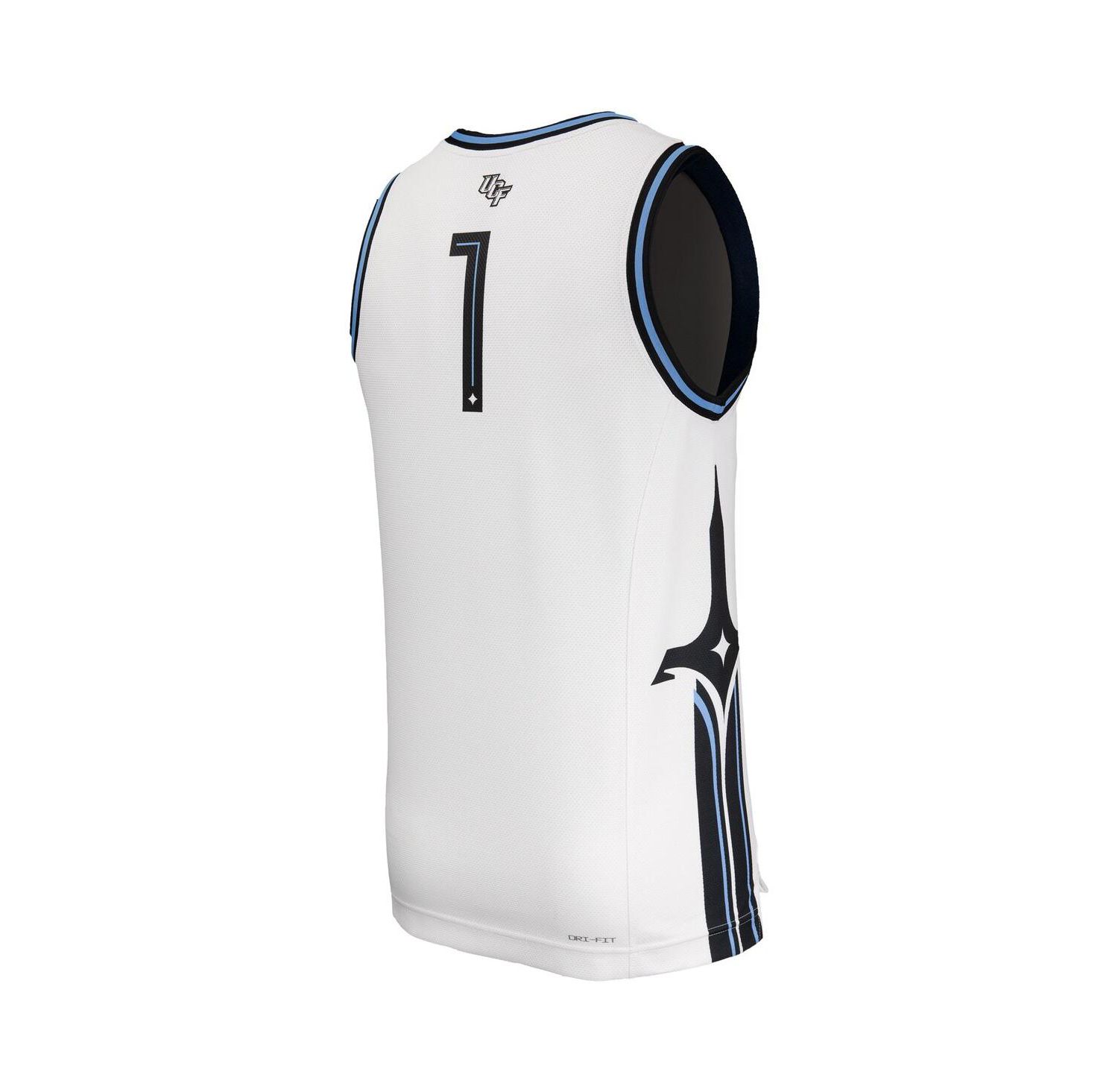 Men's White UCF Knights Space Game Replica Basketball Jersey
