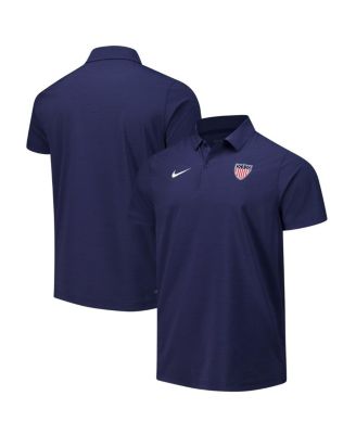 Nike - Men's Navy Team USA Woven Performance Polo