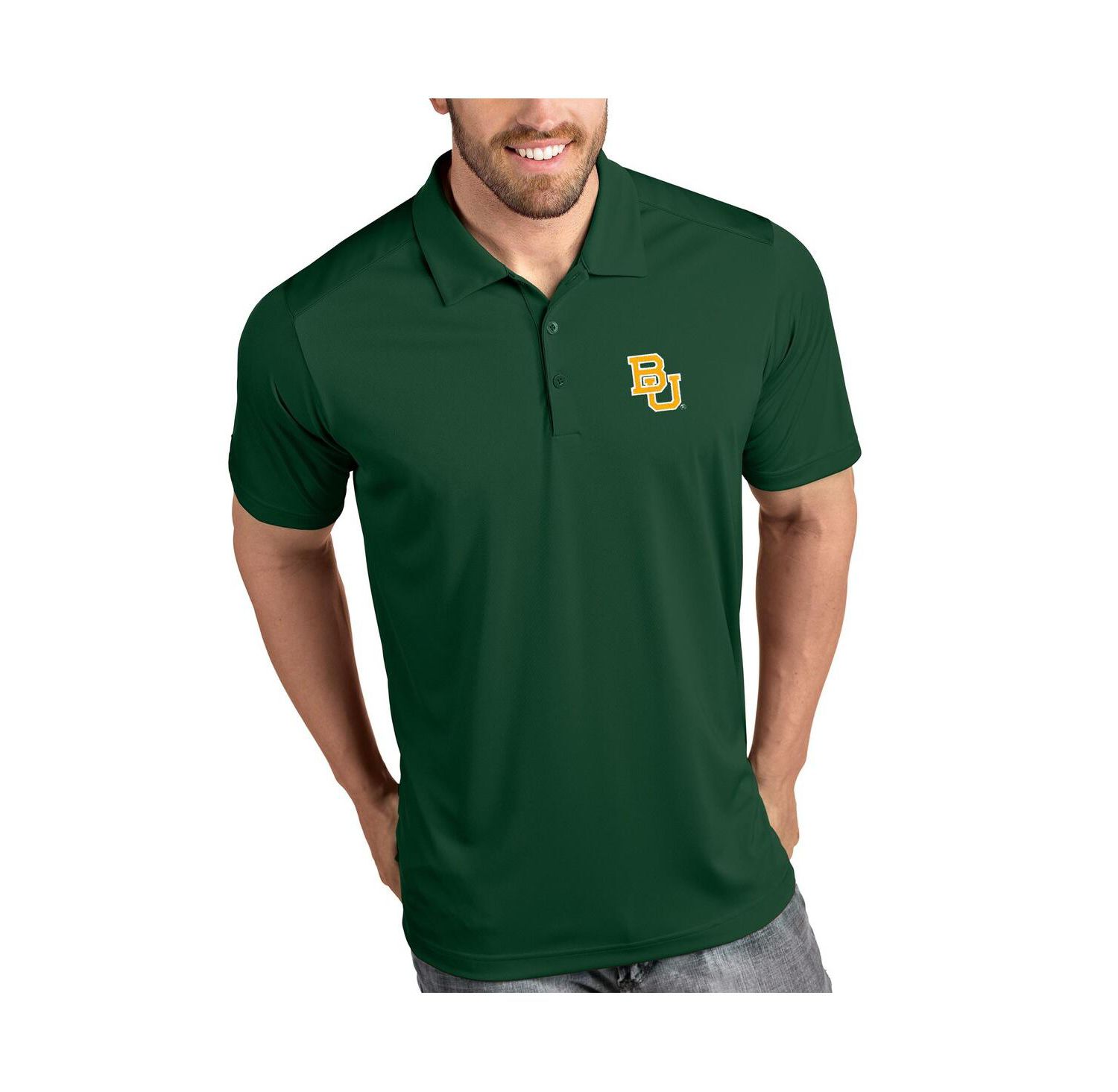 Green Baylor Bears Tribute Polo