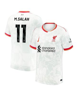 Nike - Big Boys and GIrls Mohamed Salah White Liverpool 2024/25 Third Replica Jersey