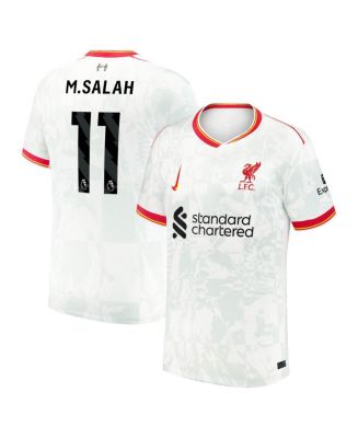 Nike Big Boys and Girls Mohamed Salah White Liverpool 2024/25