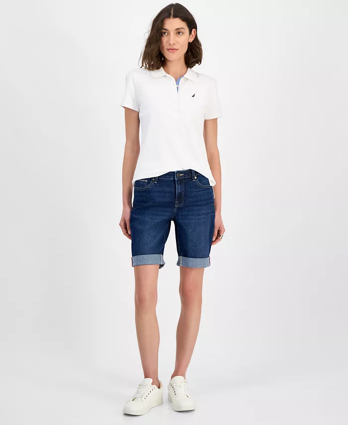 Jeans Women's 9" Cuffed Denim Shorts