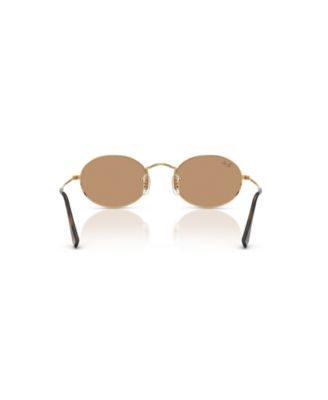 Unisex Oval Metal Sunglasses, RB3547