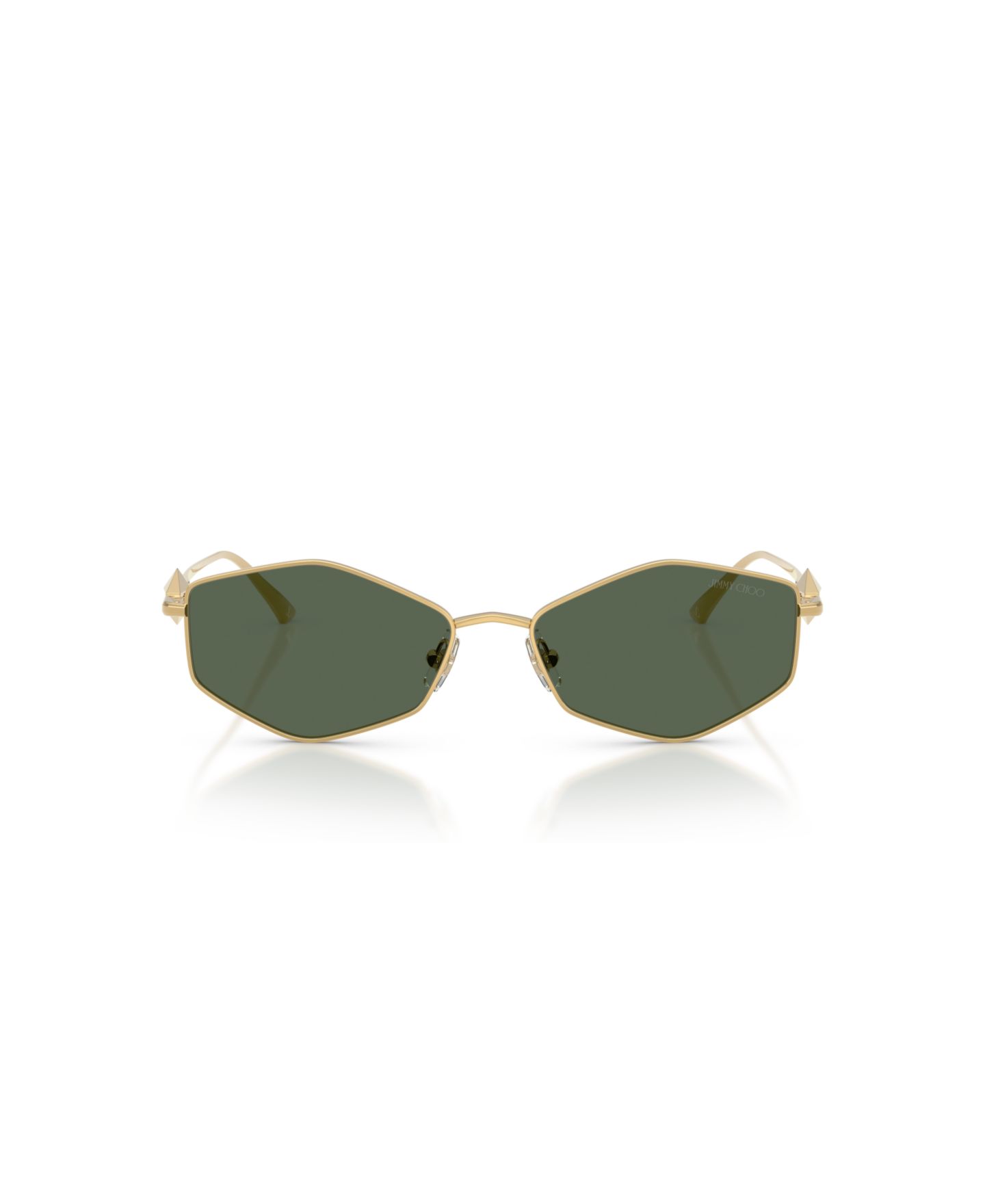 Женские солнцезащитные очки Jimmy Choo Sunglasses, JC4017, цвет: Золотой — фото 8