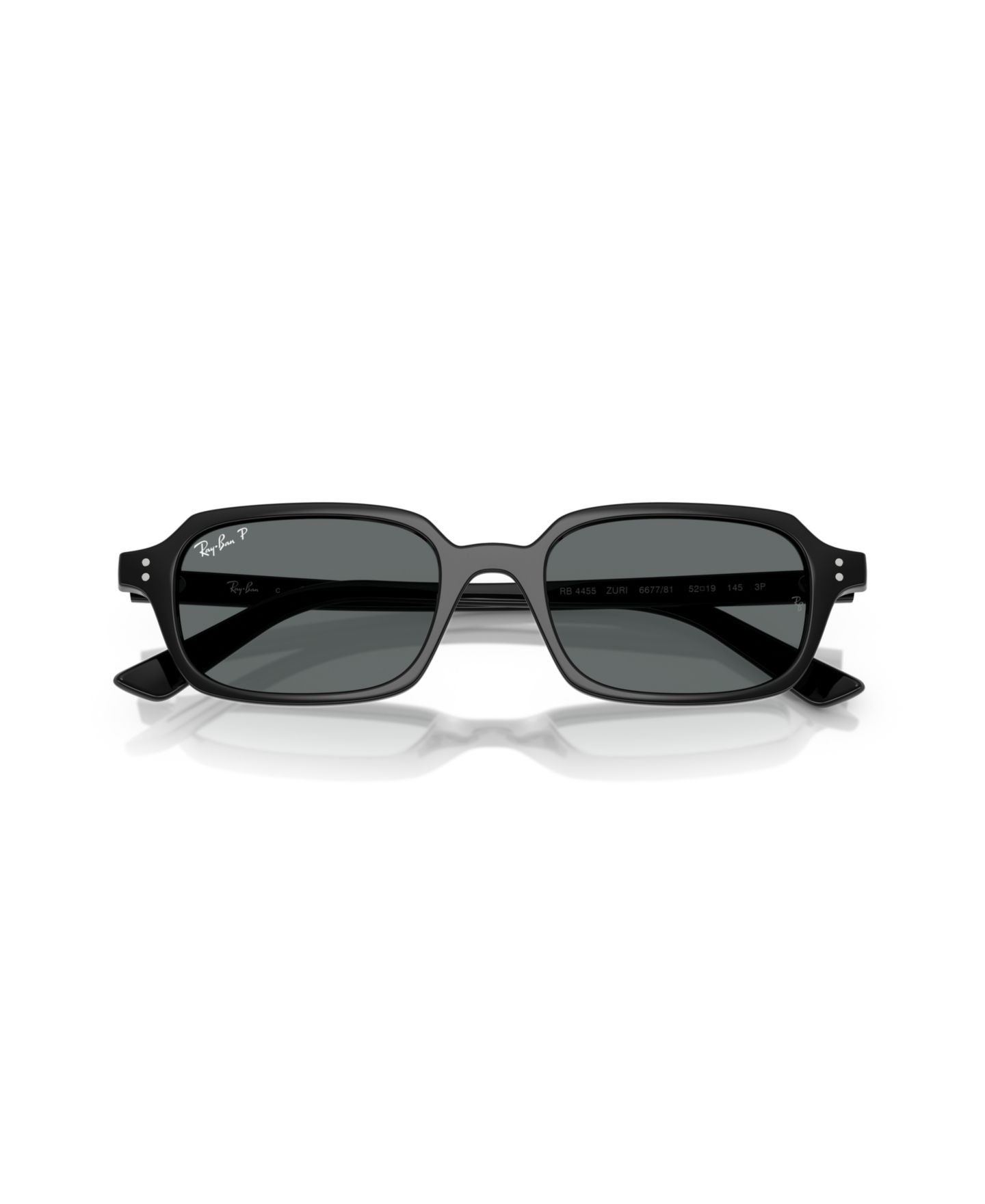 Солнцезащитные очки Ray-Ban Unisex Polarized Sunglasses, Zuri RB4455, цвет: Чёрный — фото 2