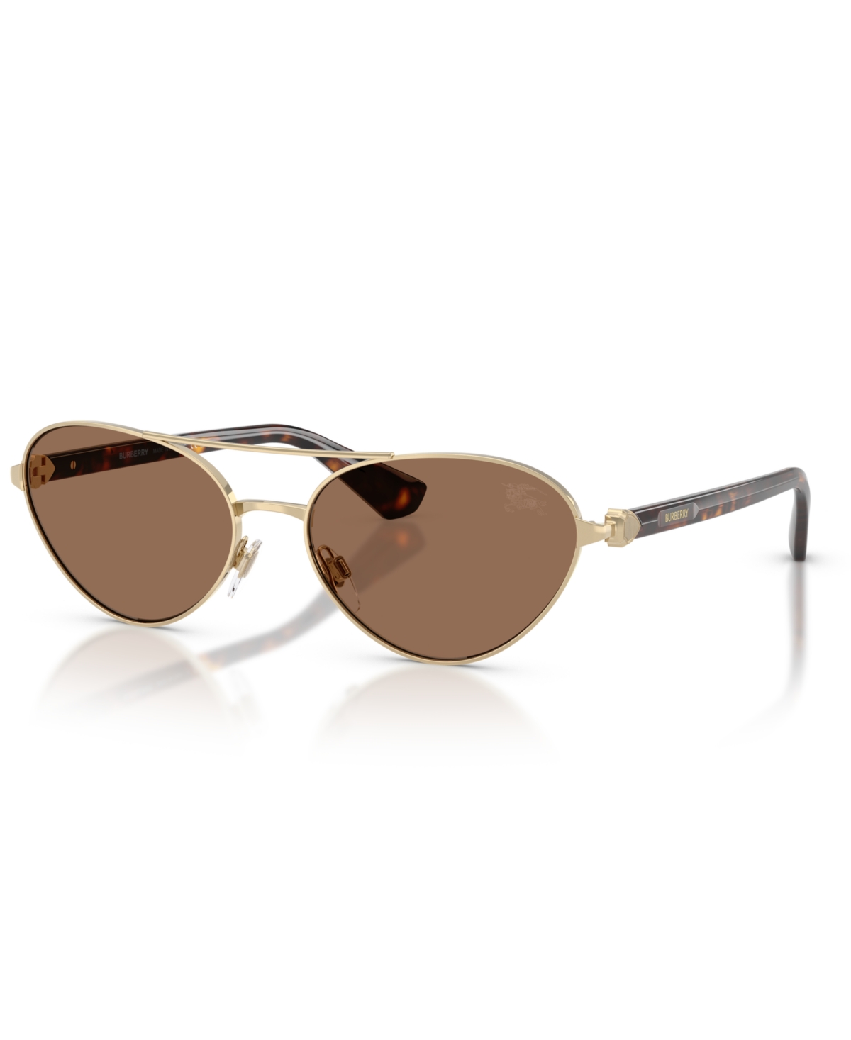 Burberry Woman Sunglass Be3165 In Light Gold