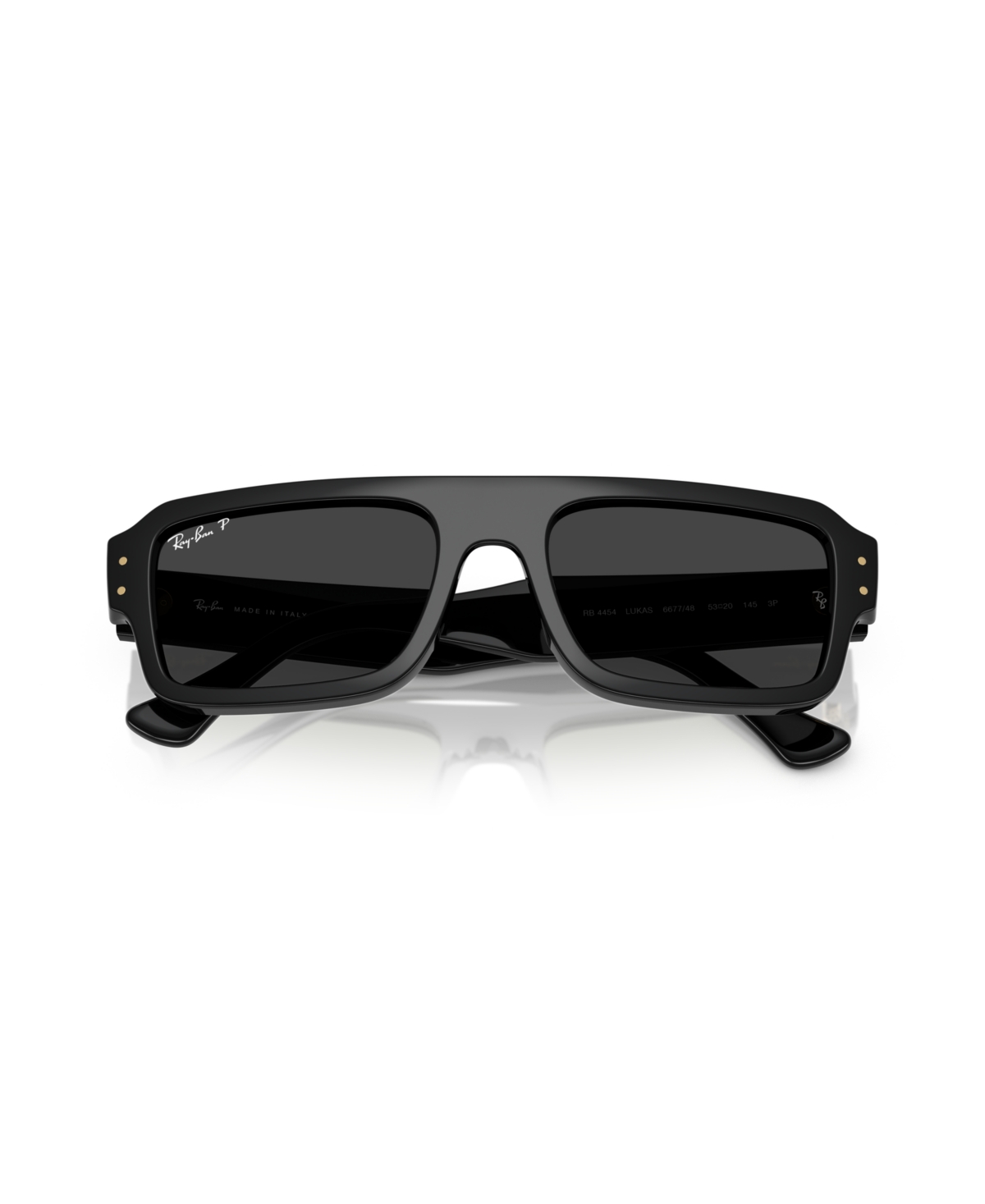 Ray Ban Unisex Lukas Polarized Sunglasses, Rb4454 In Black