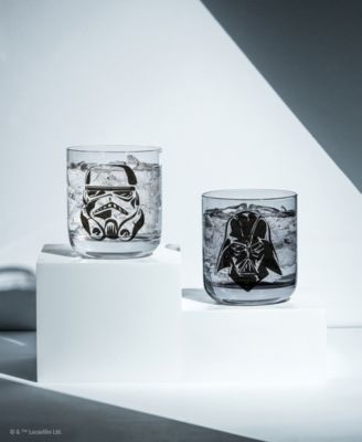 Star Wars Dark Side Monochrome Short Drinking Glasses, Set of 2