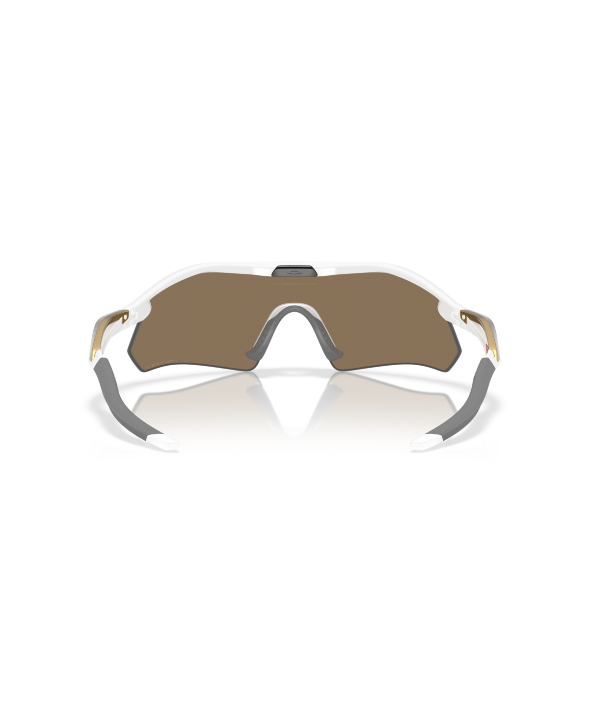 Oakley Unisex Radar Plate Polarized Sunglasses, Oo9495d In Polished White