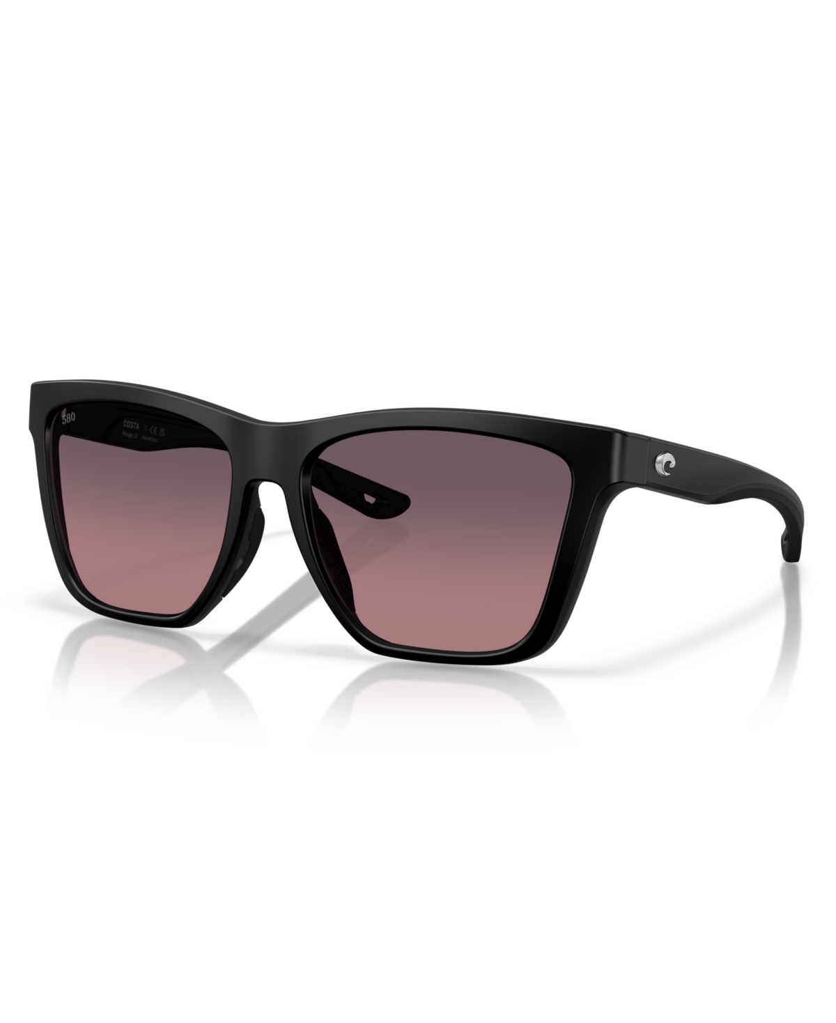 Women's Panga Ii Polarized Sunglasses, 6S9122 - Matte Black