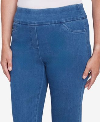 Women's Super Stretch Mid- Rise Average Length Denim Pant