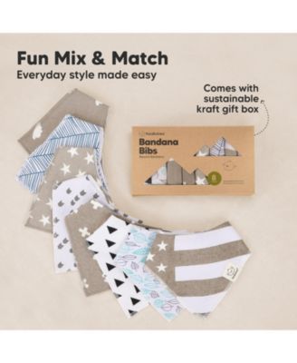 8pk Baby Bandana Bibs, Baby Drool Bibs for Baby Girl, Boy, Baby Bibs for Infant, Newborn