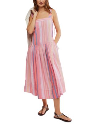Free People - Women's Primavera Striped Midi Dress