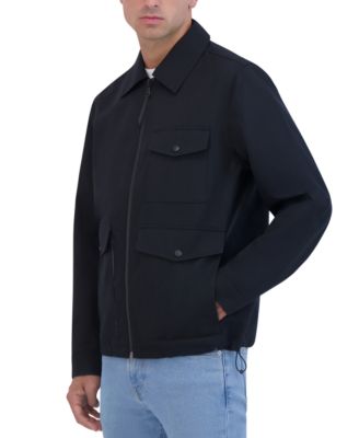 Men's Lightweight Textured Poly Utility Jacket