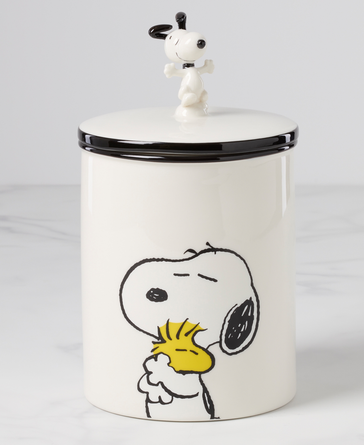 Lenox Chef Snoopy Porcelain Small Canister In Multi