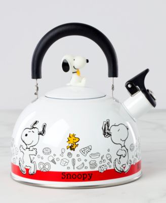 Chef Snoopy Enamelware Tea Kettle