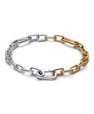 Two Tone Link Chain Bracelet