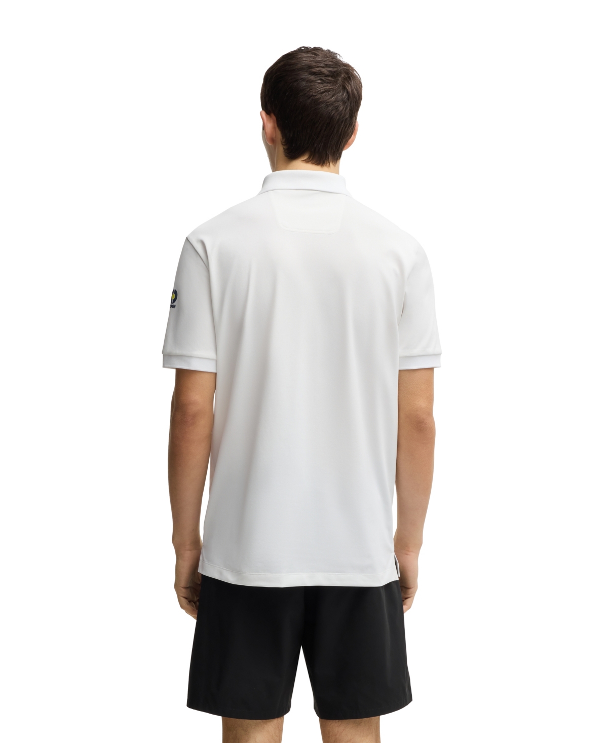 Hugo Boss Boss By  Men's Paddy Stretch-pique Regular-fit Polo Shirt In White