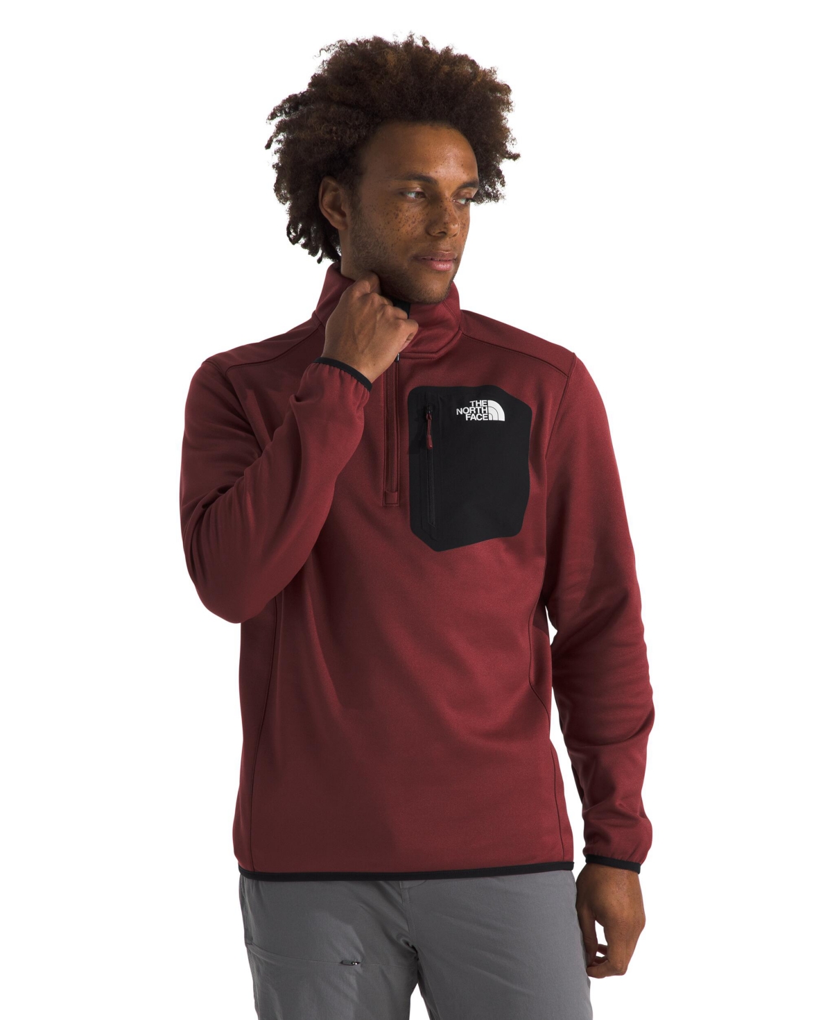 THE NORTH FACE MEN'S CREST ZIP SWEATSHIRT 