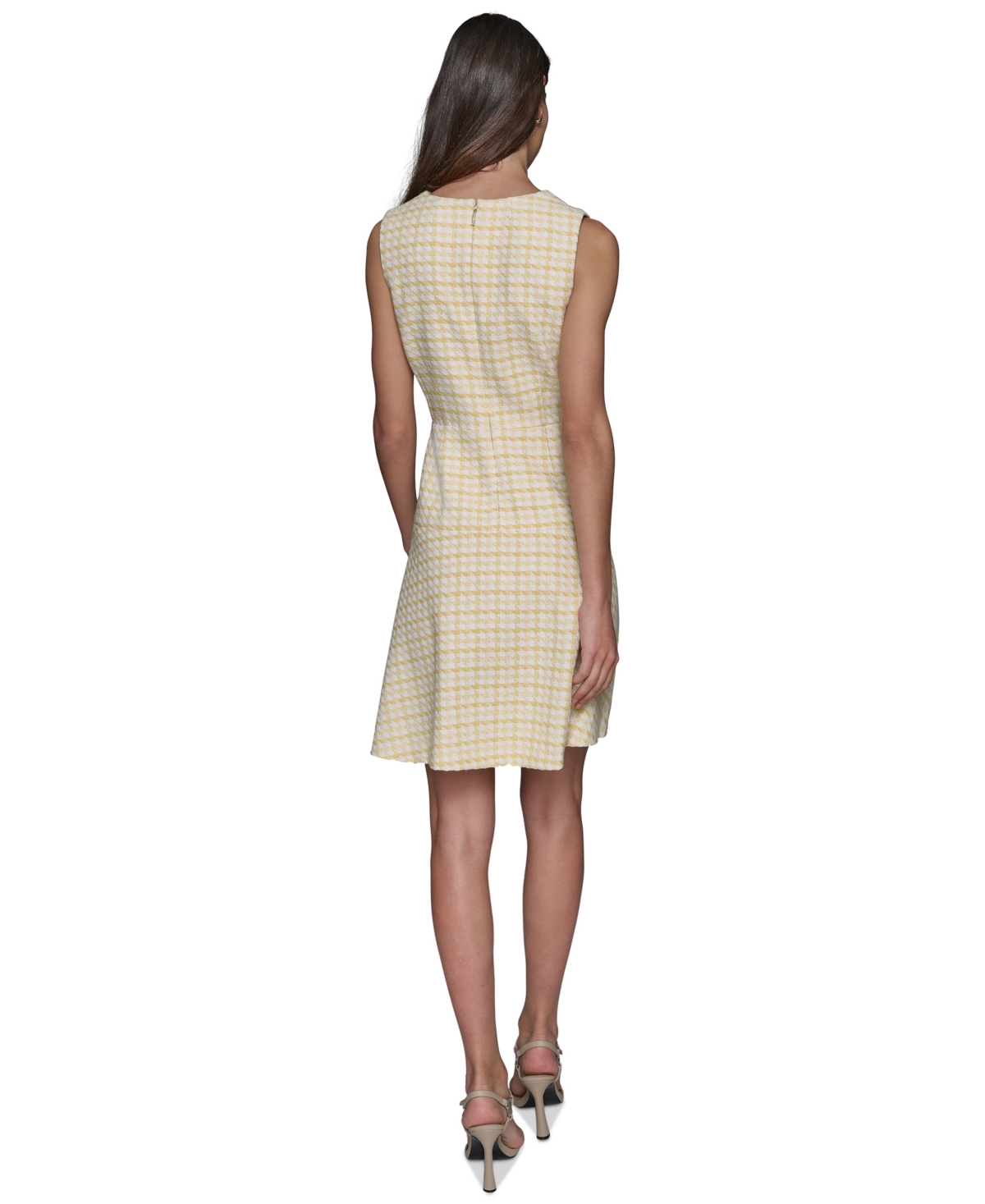 Shop Karl Lagerfeld Women's Boucle Tweed Dress In Frsia Yw,s