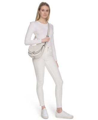 Crisell Soft Croco Saddle Crossbody