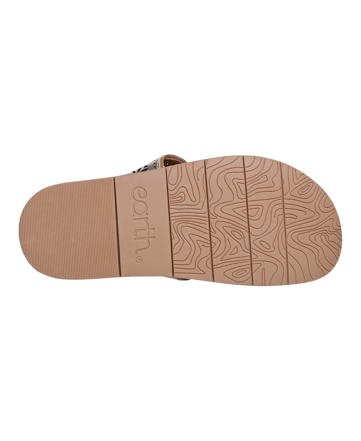 EARTH WOMEN'S FERNE STRAPPY SLINGBACK CASUAL FLAT SANDALS 