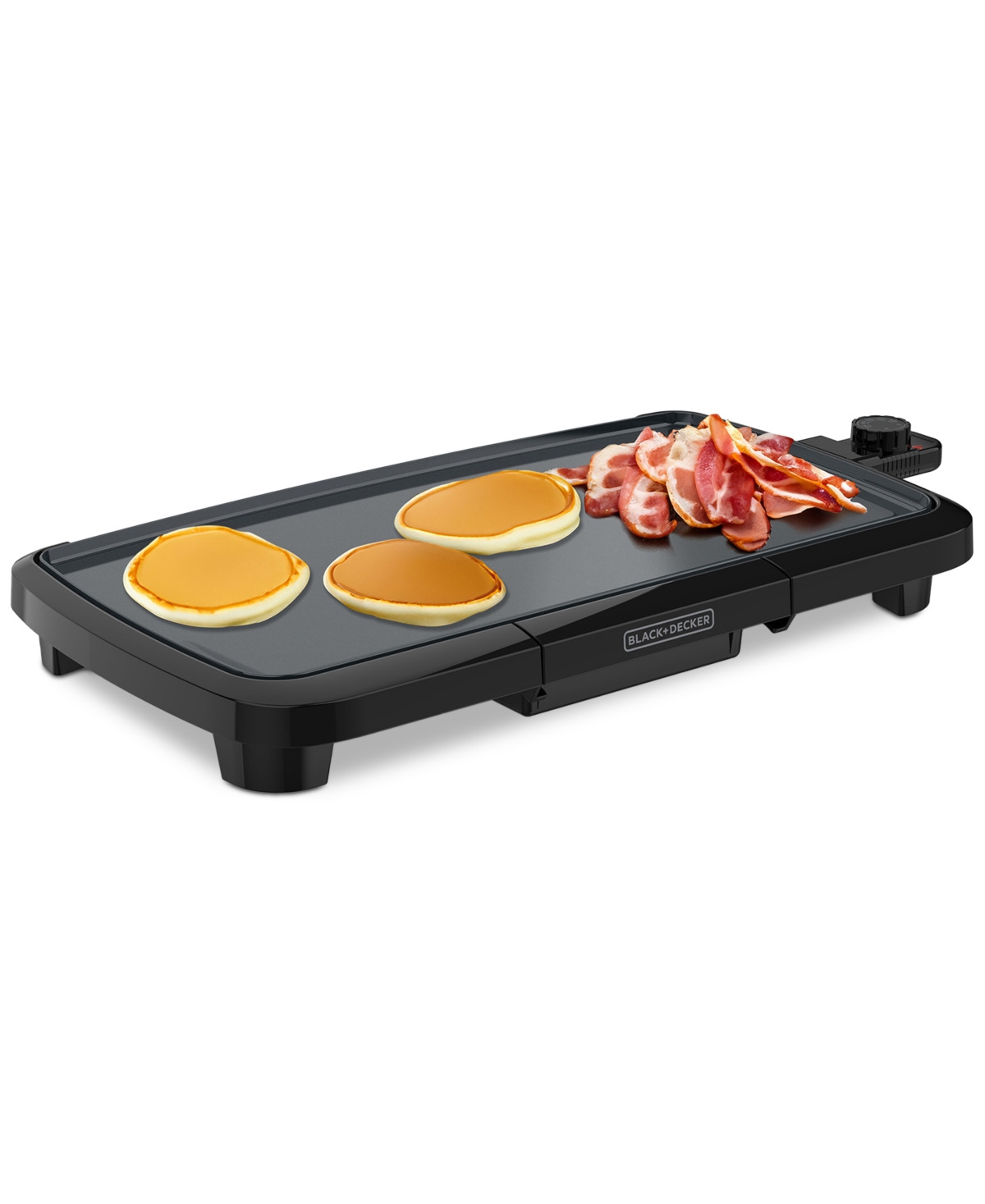 Black & Decker 11" X 20" Nonstick Electric Griddle In Black