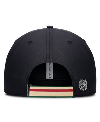 Men's Black/Green Minnesota Wild Authentic Pro Ripstop Adjustable Hat