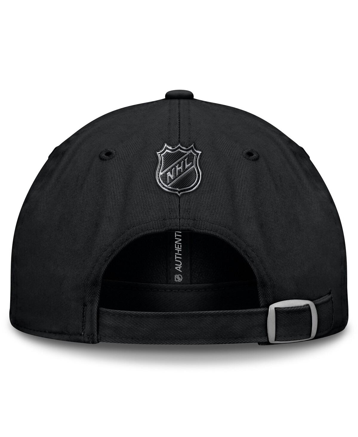Fanatics Men's Black Vegas Golden Knights Authentic Pro Road Adjustable Hat In Black